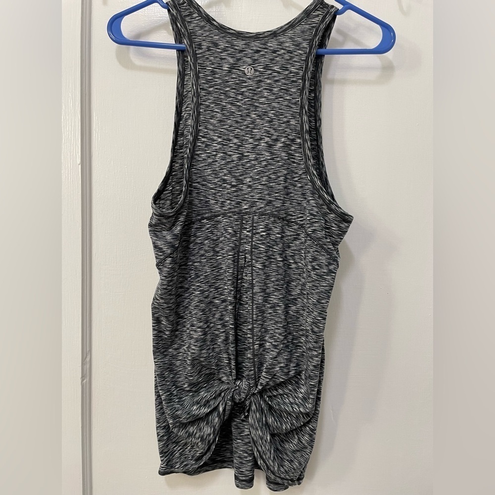 Lululemon Goal Up Tank Spaced Out Space Dye Black White